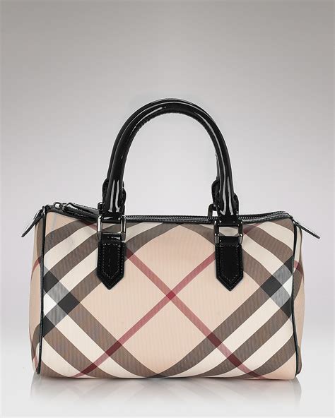 burberry bowling bag purse|burberry check bowling bag.